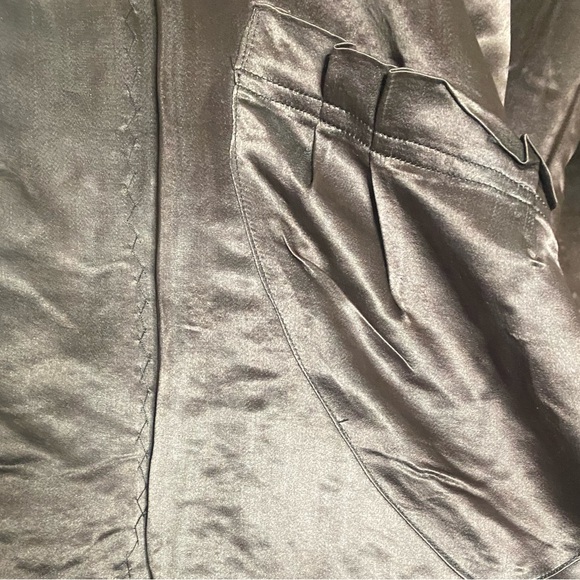 Vintage 80s/90s Astrakhan Karakul
Persian Lamb Fur Coat M/L - Fur
Button & Pads - Picture 11 of 12